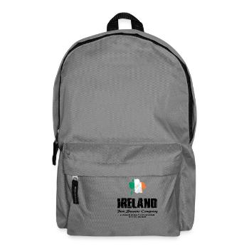 Kleeblatt - Irland Flagge - Rucksack - Mittelgrau - Vorne
