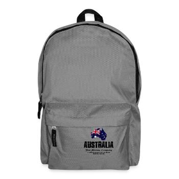 Australia - Australien - Rucksack - Mittelgrau - Vorne