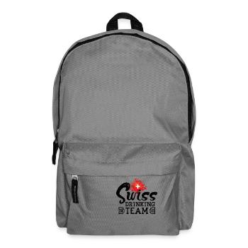 swiss drinking team - Rucksack - Mittelgrau - Vorne