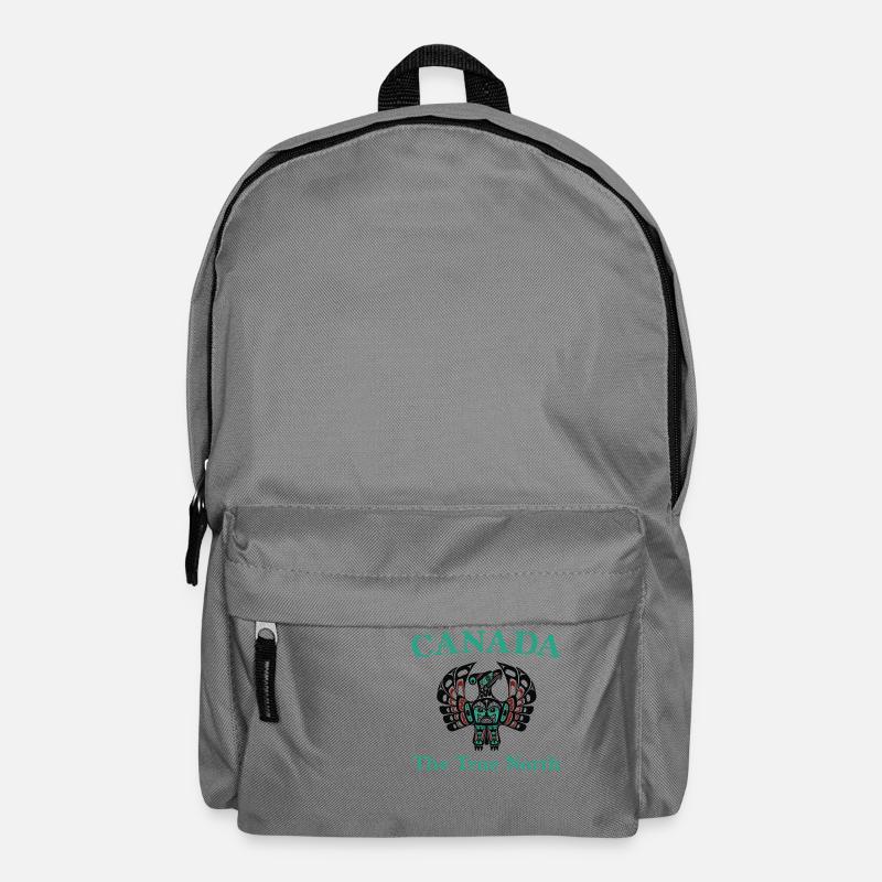 Canada - Haida Eagle-Wings - The True North - Rucksack - Mittelgrau