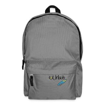 Urlaub mit Surfbrett - Rucksack - Mittelgrau - Vorne