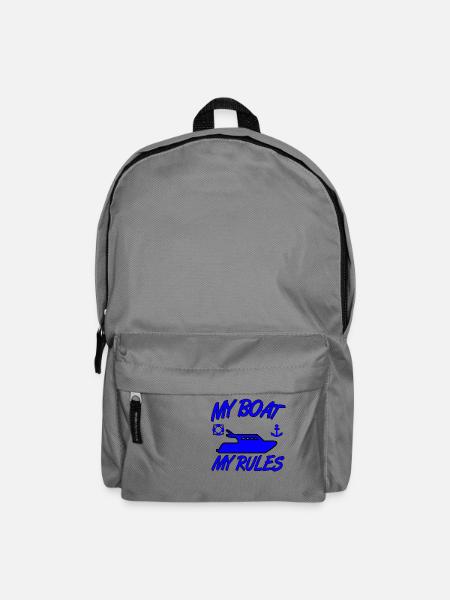 Boot - Rucksack - Mittelgrau