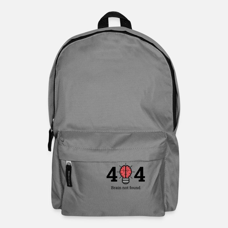 404 - cerveau introuvable - Sac à dos - gris éléphant