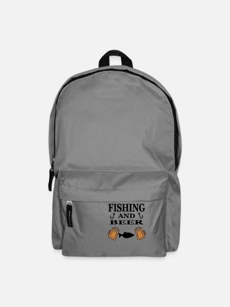 Angeln - Rucksack - Mittelgrau