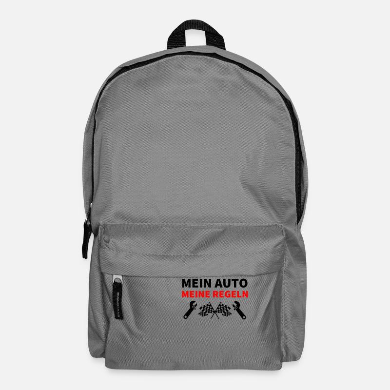 Auto - Rucksack - Mittelgrau