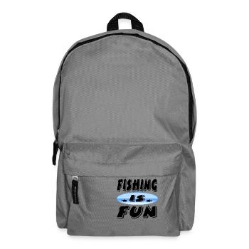 Pêche - Sac à dos - gris éléphant - Devant