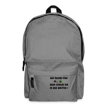 Traktor - Rucksack - Mittelgrau - Vorne