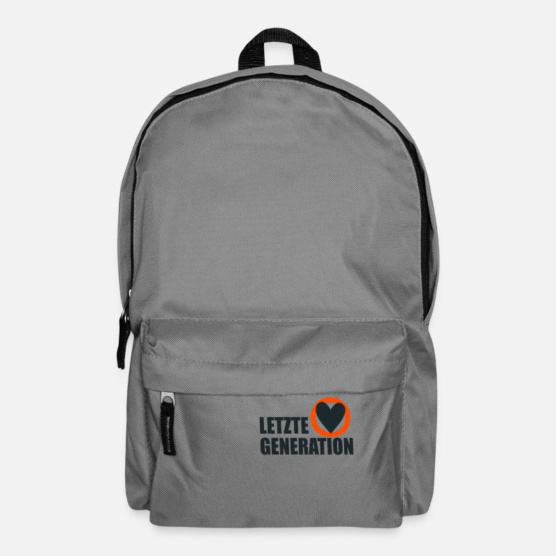 Letzte Generation - Design 4 - Rucksack - Mittelgrau