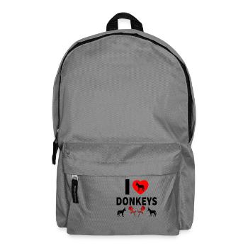 Esel - Rucksack - Mittelgrau - Vorne
