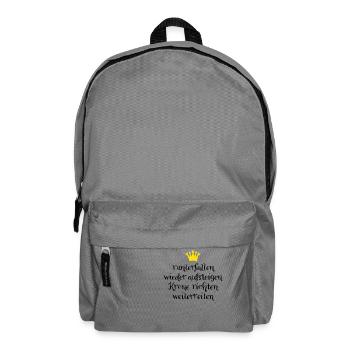 Reitunfall - Rucksack - Mittelgrau - Vorne