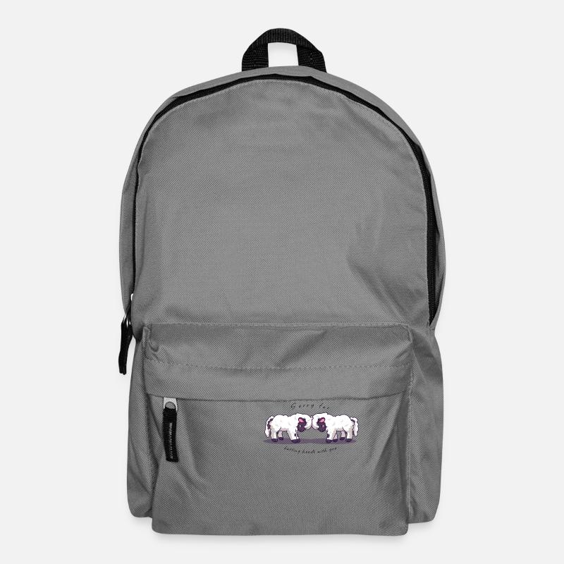 Tut mir leid, dass ich mit Ihnen aneinander geraten bin - Rucksack - Mittelgrau