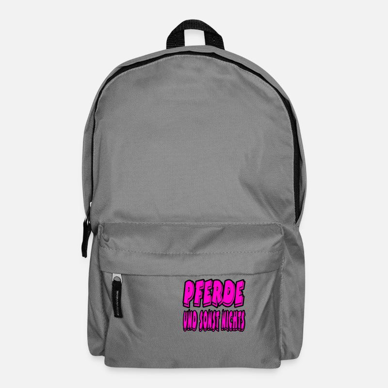 Pferde - Rucksack - Mittelgrau