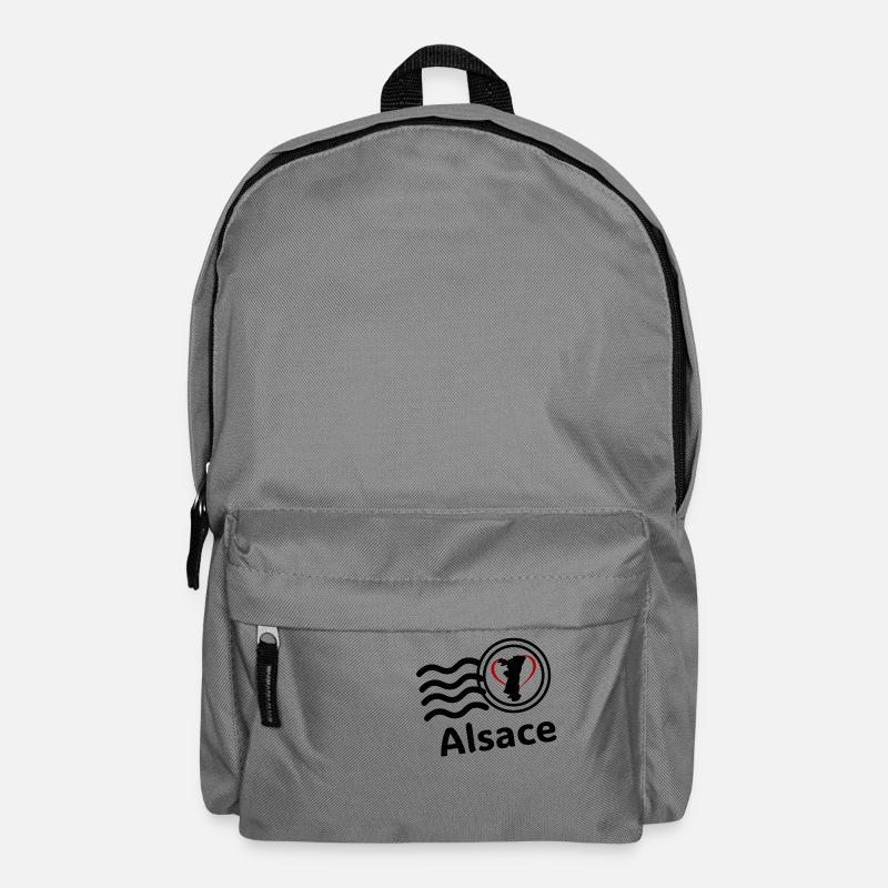 Alsace stamp - Backpack - elephant grey