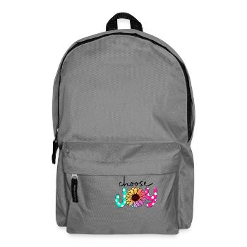 choose joy - Rucksack - Mittelgrau - Vorne