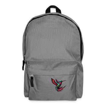 Hummingbird Bird - Backpack - elephant grey - Front