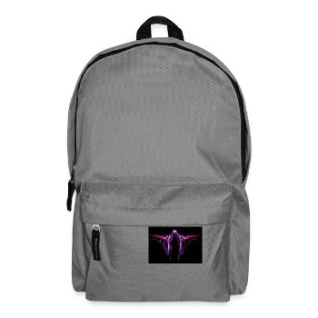 Cyber tribal color artwork - Rucksack - Mittelgrau - Vorne