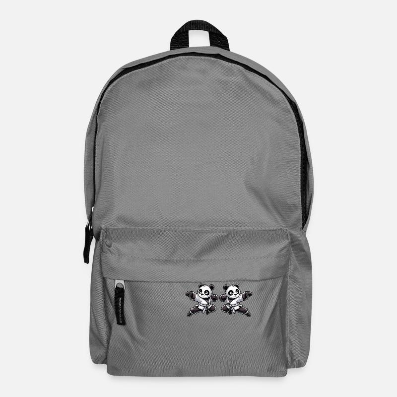 panda karate comic 2 - Rucksack - Mittelgrau