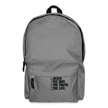 The Way, the Truth & Life - Backpack - elephant grey - Front