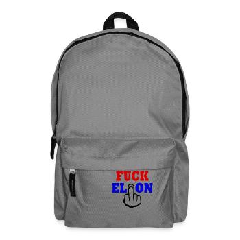 Fuck elon - Rucksack - Mittelgrau - Vorne