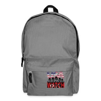 USA - watch out - Backpack - elephant grey - Front