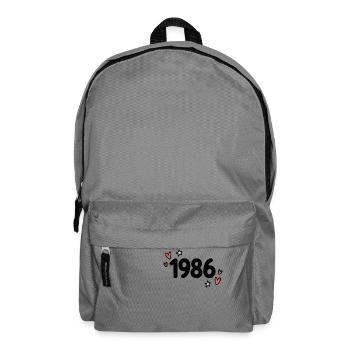 1986 Classic Vintage Retro Cute 80s - Backpack - elephant grey - Front