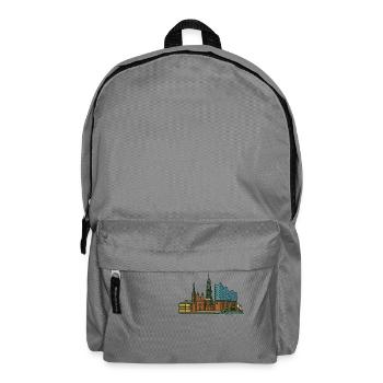 Hamburg Skyline - Backpack - elephant grey - Front