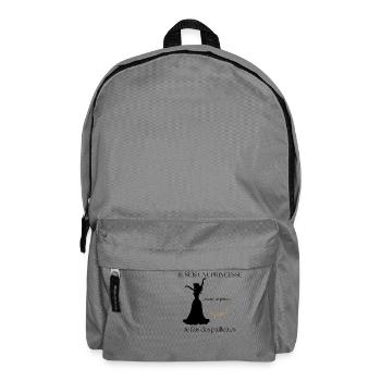 Wenn ich furze, mache ich Glitzer - Rucksack - Mittelgrau - Vorne