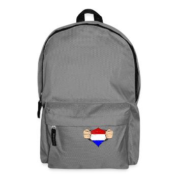 Holland flag design used - Backpack - elephant grey - Front