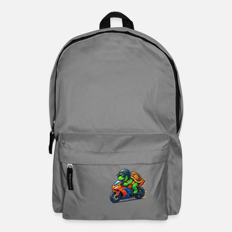 turtle biker - Sac à dos - gris éléphant