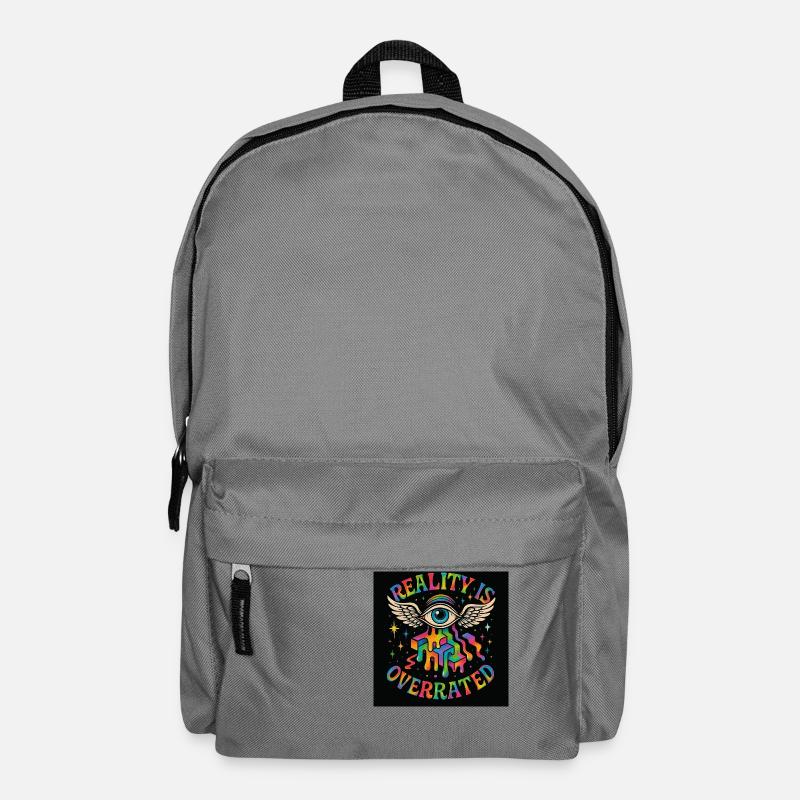 Reality is Overrated – Psy Eye Trip - Rucksack - Mittelgrau