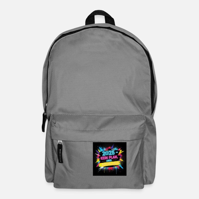 Stylisches Abschluss 2025 Design – Perfekt - Rucksack - Mittelgrau