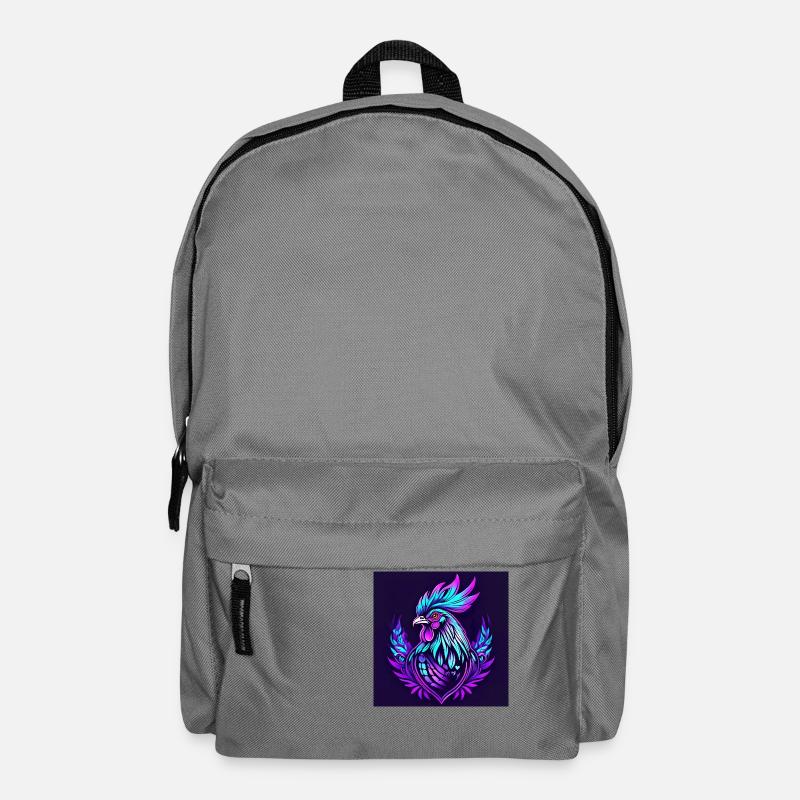 Rooster neon - Backpack - elephant grey