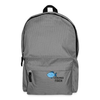 FAVORITE FISH - Backpack - elephant grey - Front