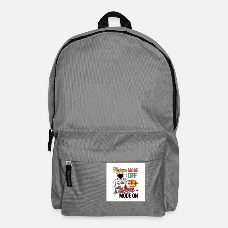 Nurse off Duty - Backpack - elephant grey