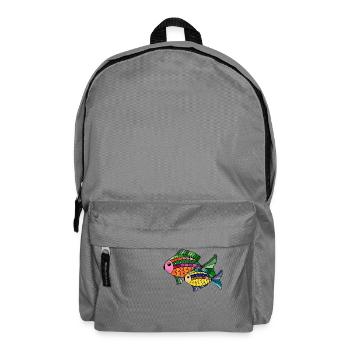 Poissons - Sac à dos - gris éléphant - Devant