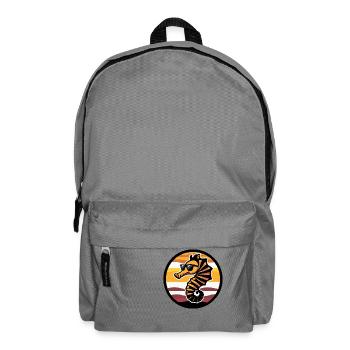 Seahorse Cool Comic - Backpack - elephant grey - Front