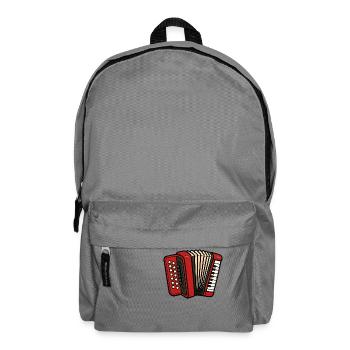 akkordeon - Rucksack - Mittelgrau - Vorne