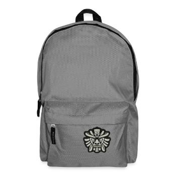 Stammesmaske eines Maya-Kriegers - Rucksack - Mittelgrau - Vorne