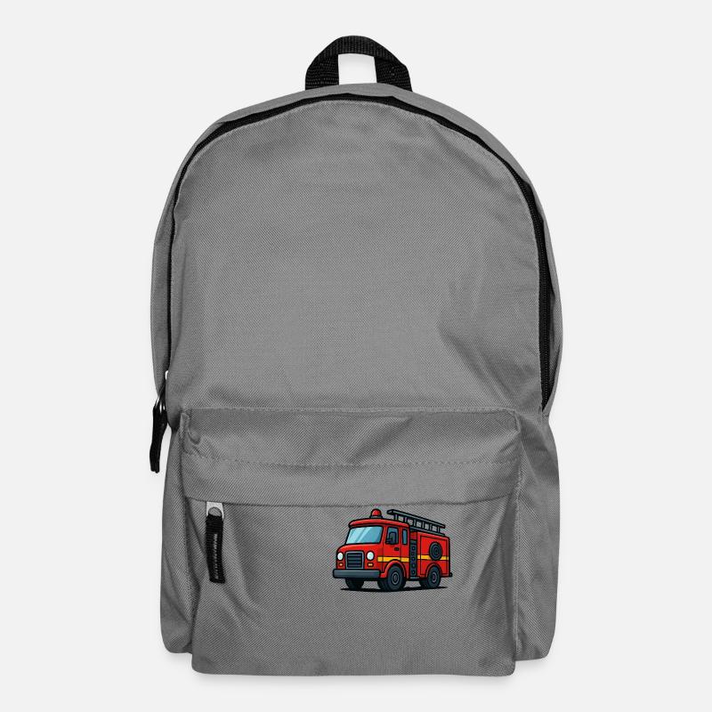 fire engine - Backpack - elephant grey