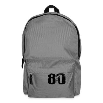 80 Number Leotard - Backpack - elephant grey - Front