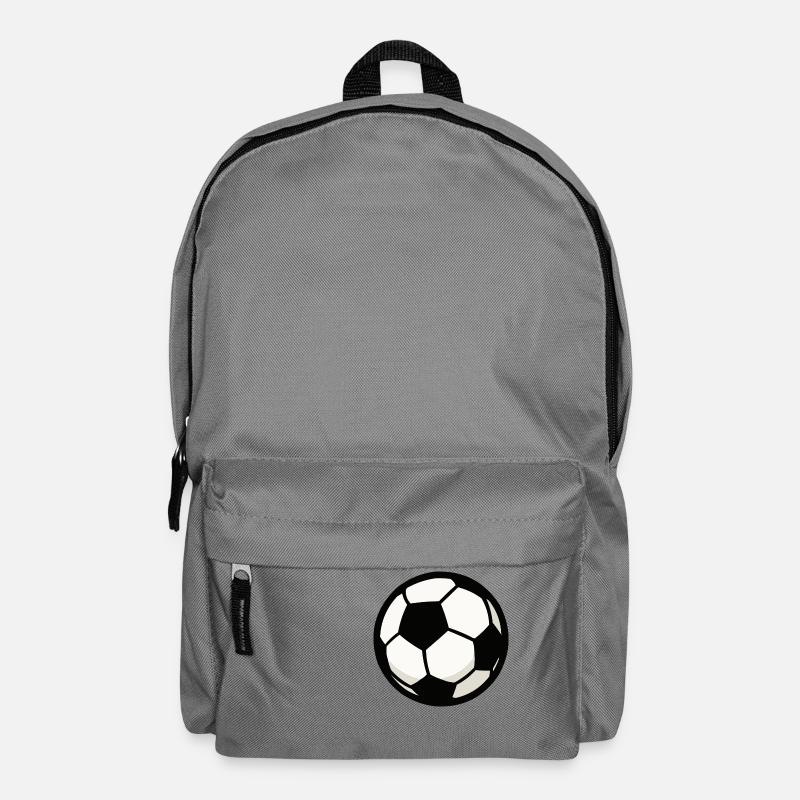 fussball - Rucksack - Mittelgrau