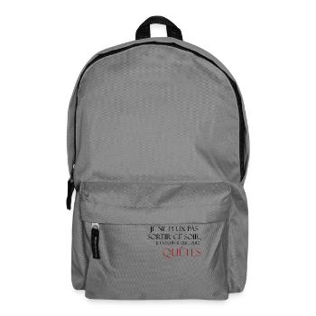 Geek ;) - Backpack - elephant grey - Front