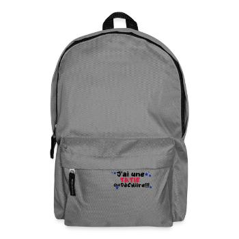 mA TATIE déchire - Sac à dos - gris éléphant - Devant