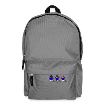 Soccer Blue - Backpack - elephant grey - Front