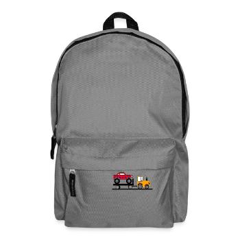 Traktor - Rucksack - Mittelgrau - Vorne