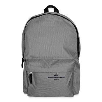 Application : cerveau - Sac à dos - gris éléphant - Devant