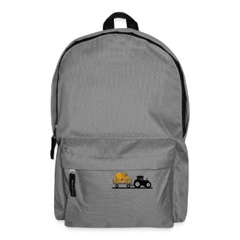 Traktor - Rucksack - Mittelgrau - Vorne