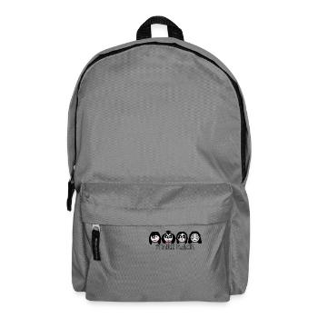 Kiss Smile Rock Icons dd light - Backpack - elephant grey - Front
