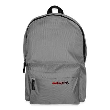 amore - Italia - Italy - Love - Liebe - Backpack - elephant grey - Front