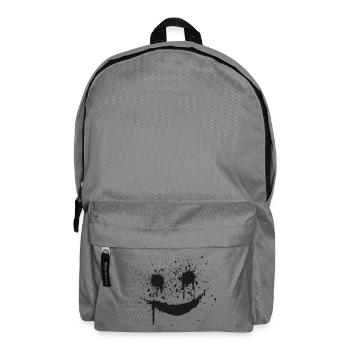 smilie smiley smileys gesicht face - Backpack - elephant grey - Front